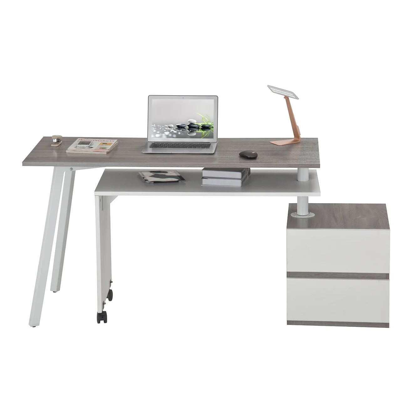 Teen Office Desk with Drawers